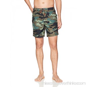 Sundek Men's Classic 17 Fixed Waist Swim Short Camouflage B07P4JHN9X